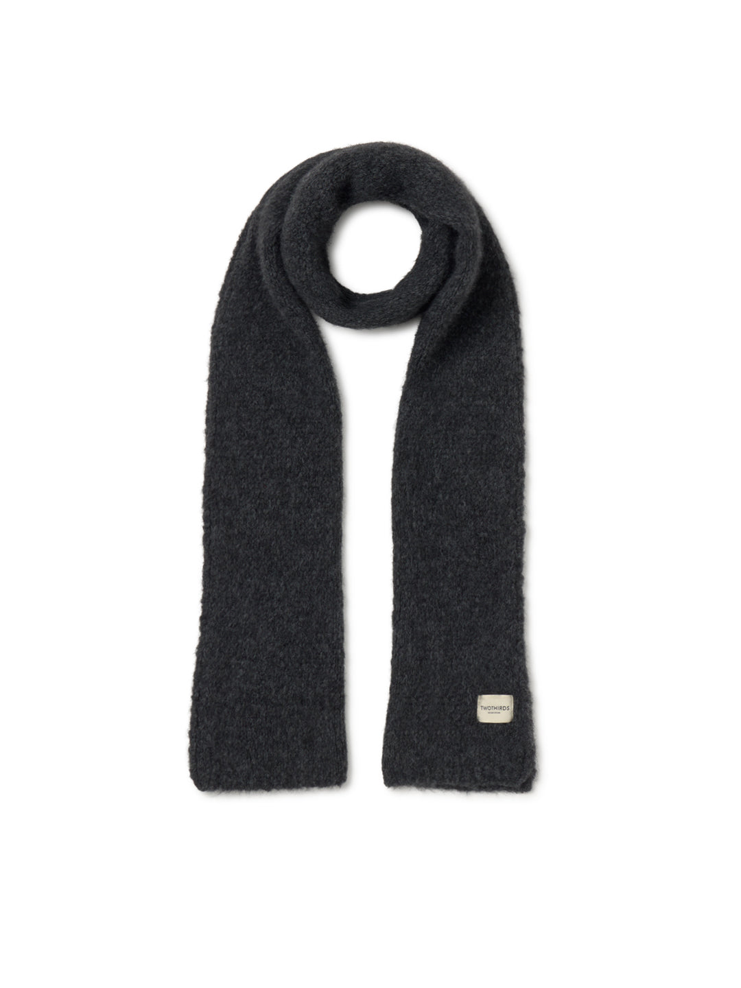 Plain Colour Scarf - Dark Grey