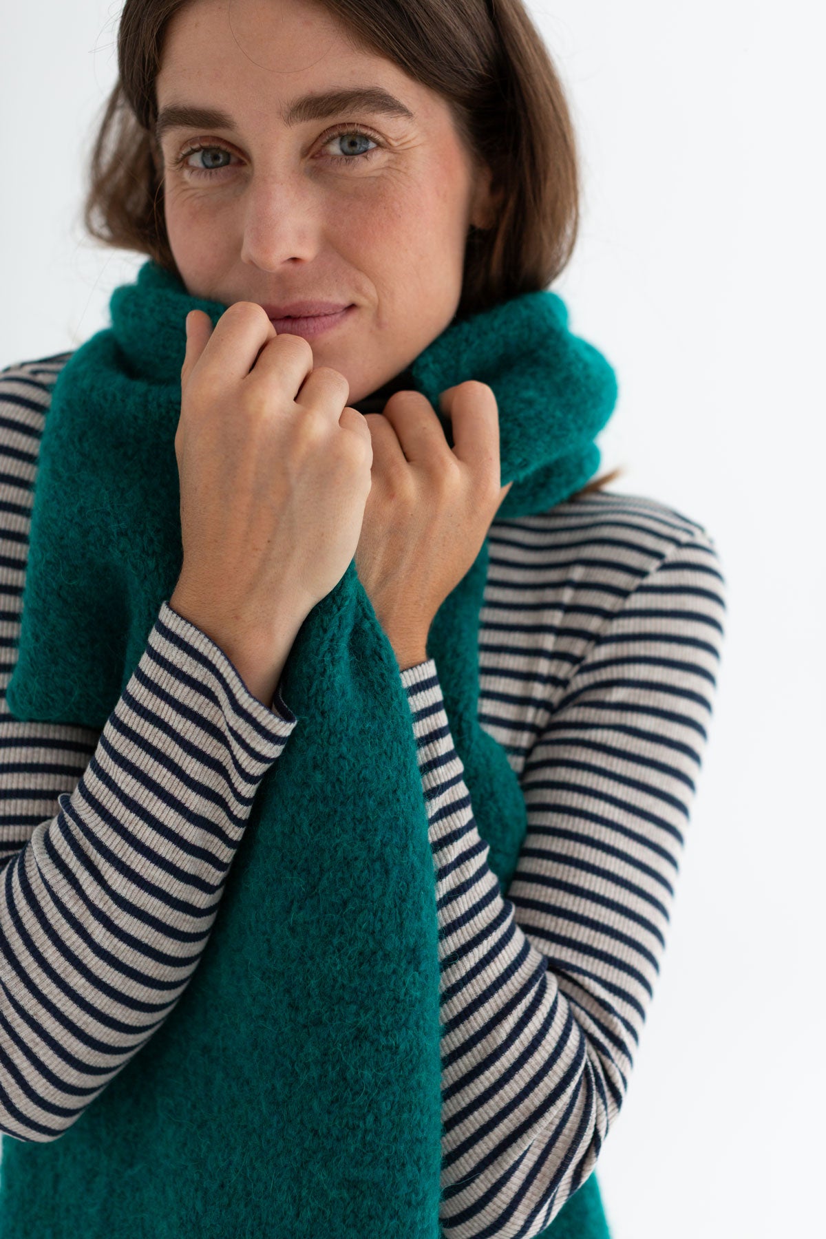 Plain Colour Scarf - Ocean