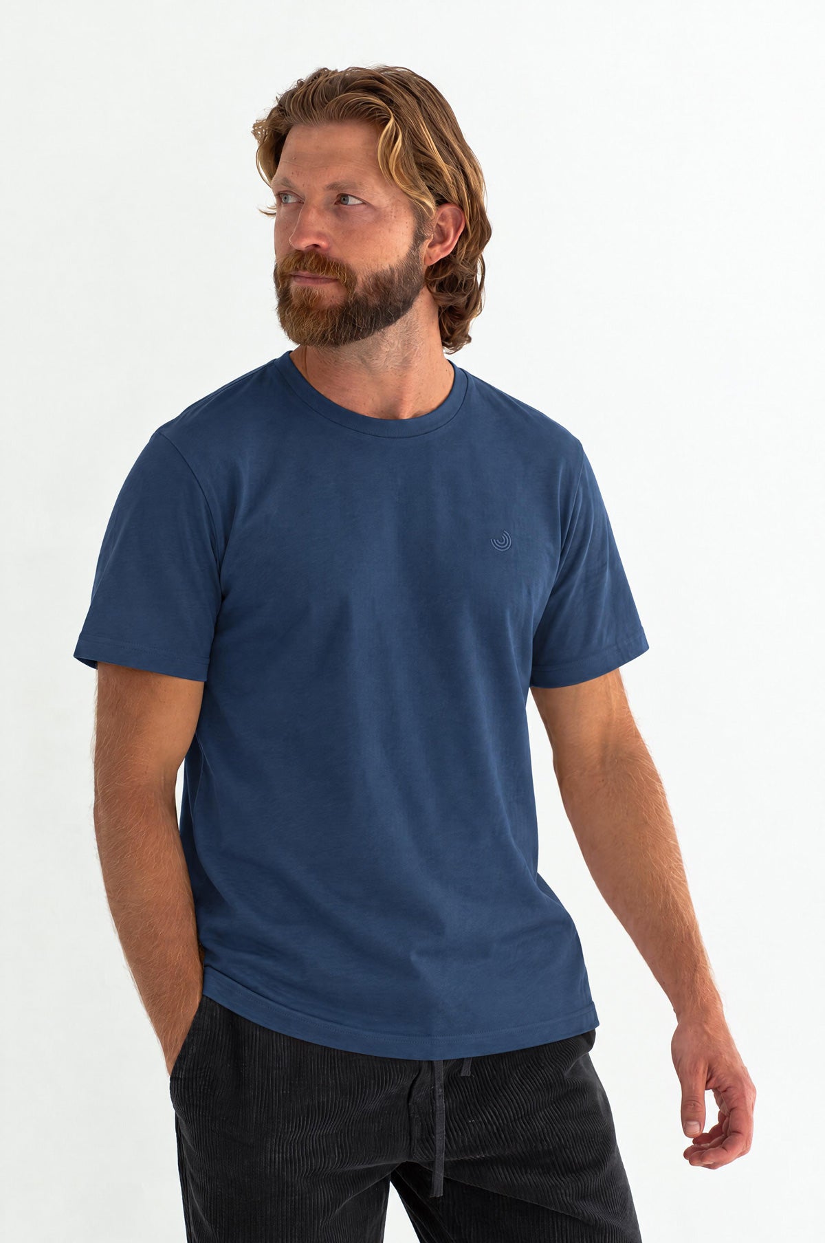 The Organic Cotton Tee - Insignia Blue