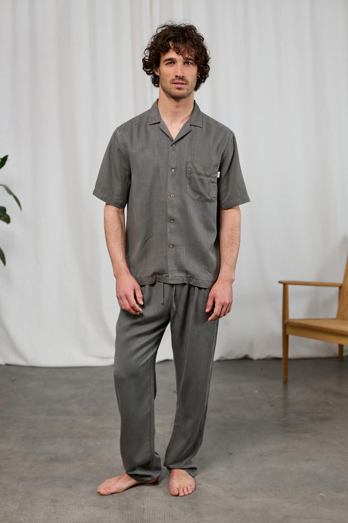 lightweight guayabera style shirt