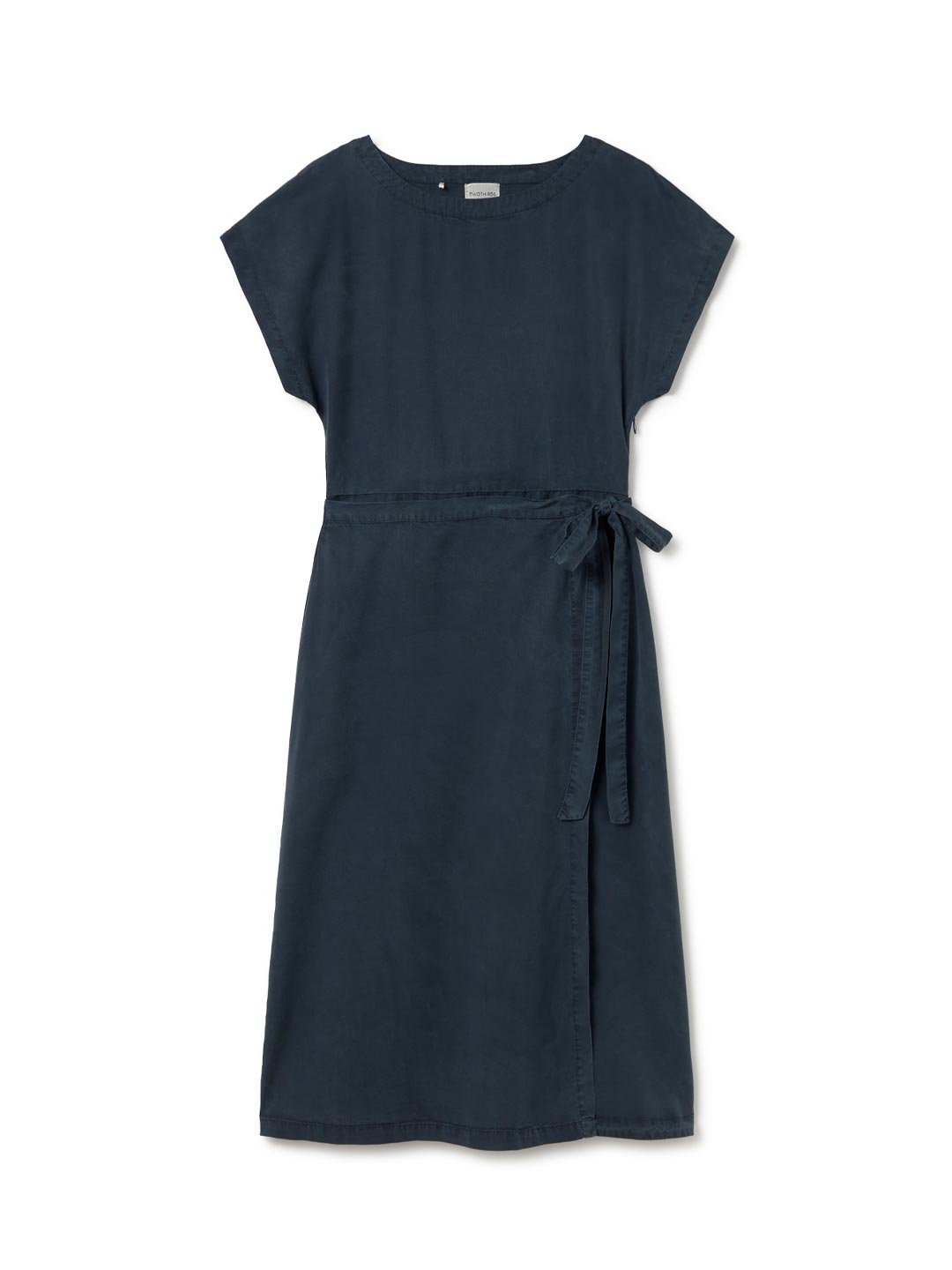 Navy lagoon Lyocell dress women front