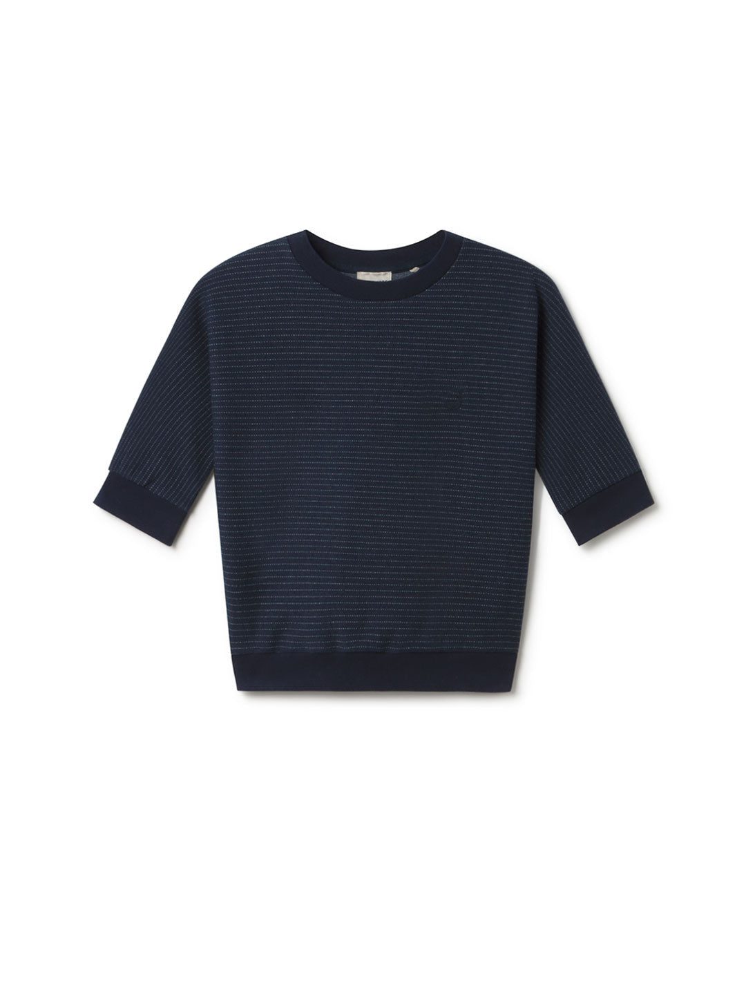 Diplomatic navy striped sweatshirt women front