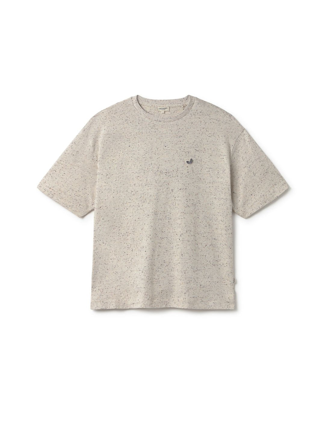 White neps Roundneck t-shirt women front