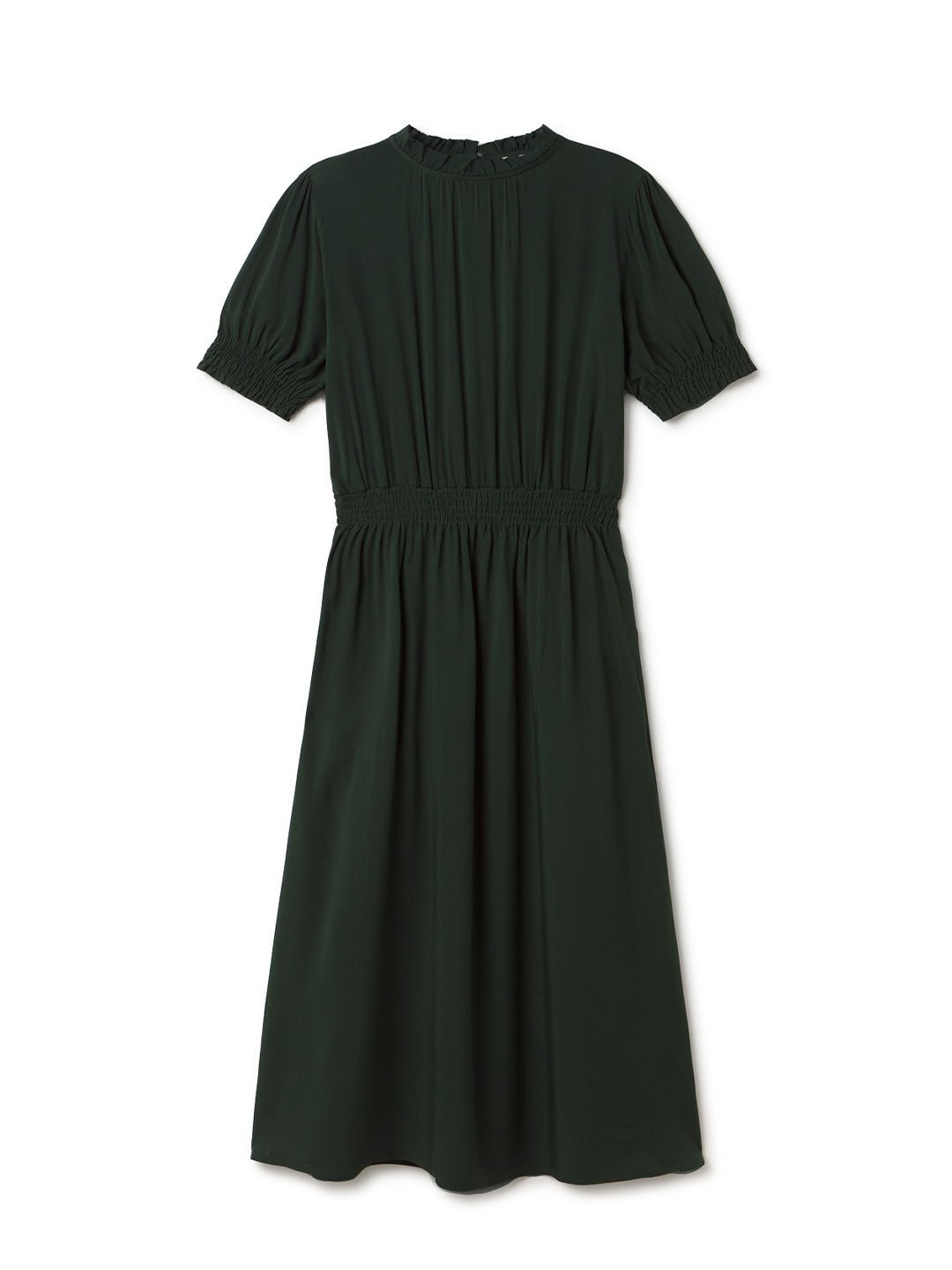 Dark green women’s midi dress