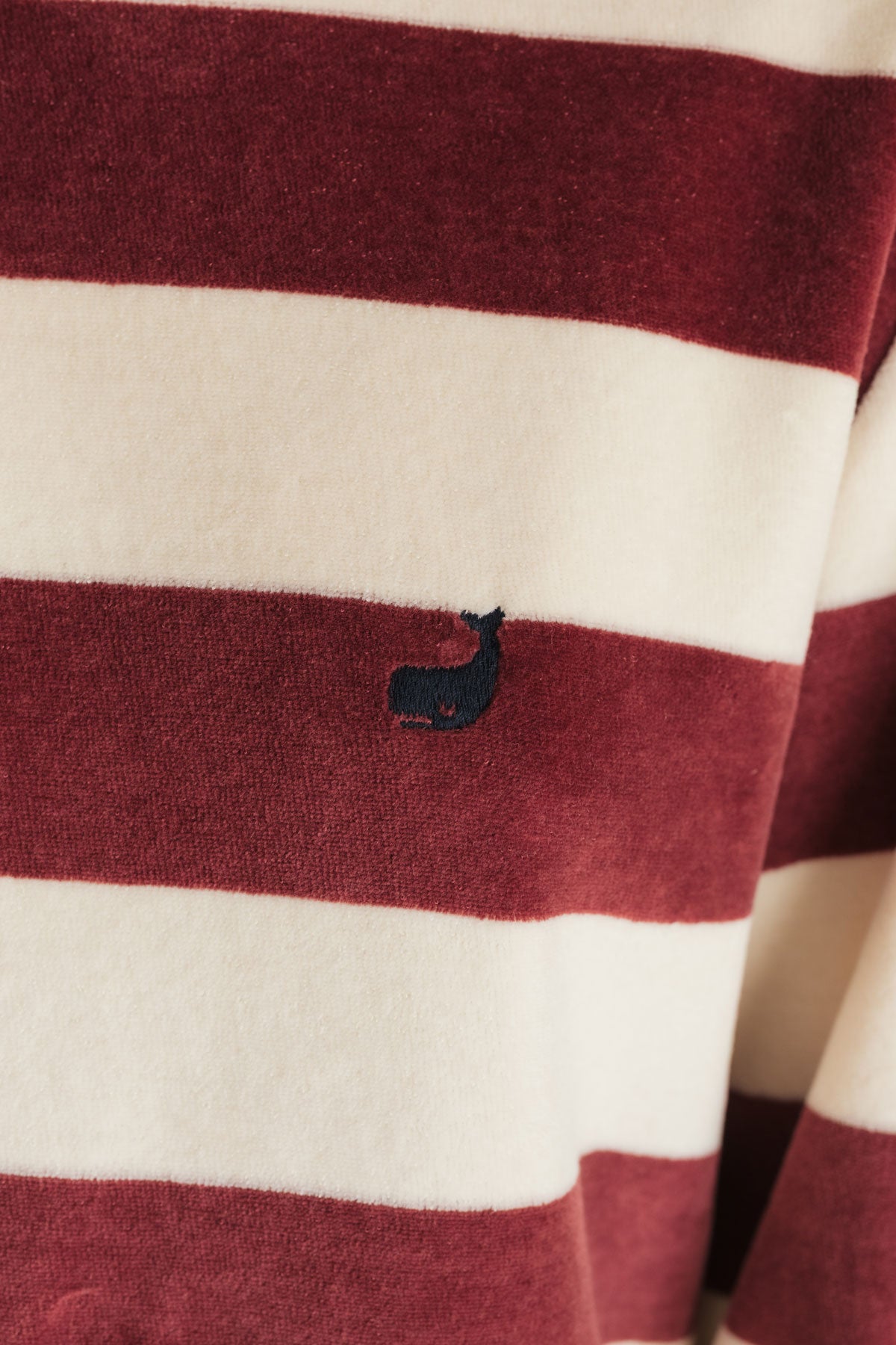 eco-friendly striped long-sleeve
