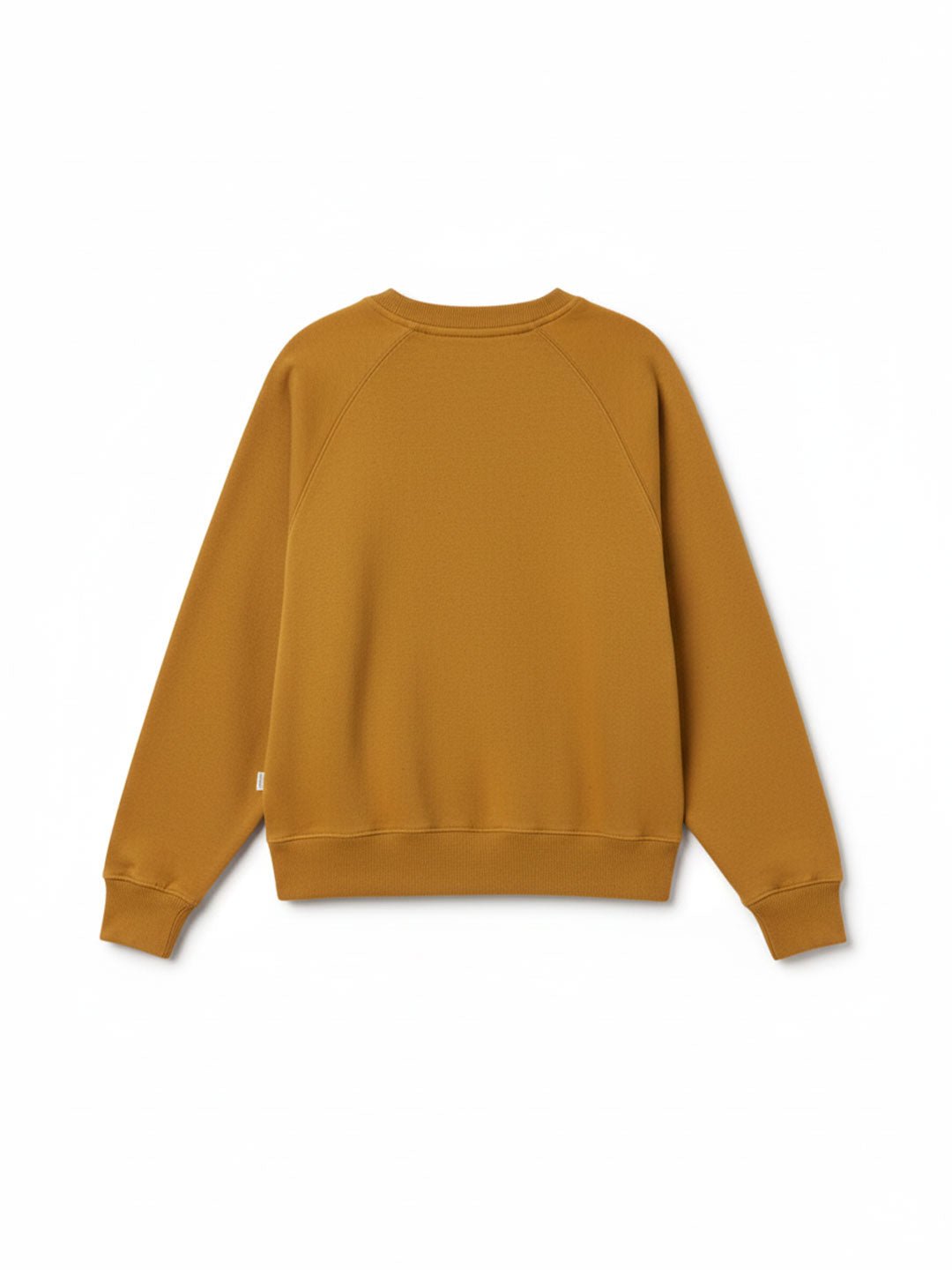 leskov sweatshirt mustard with neps whale back