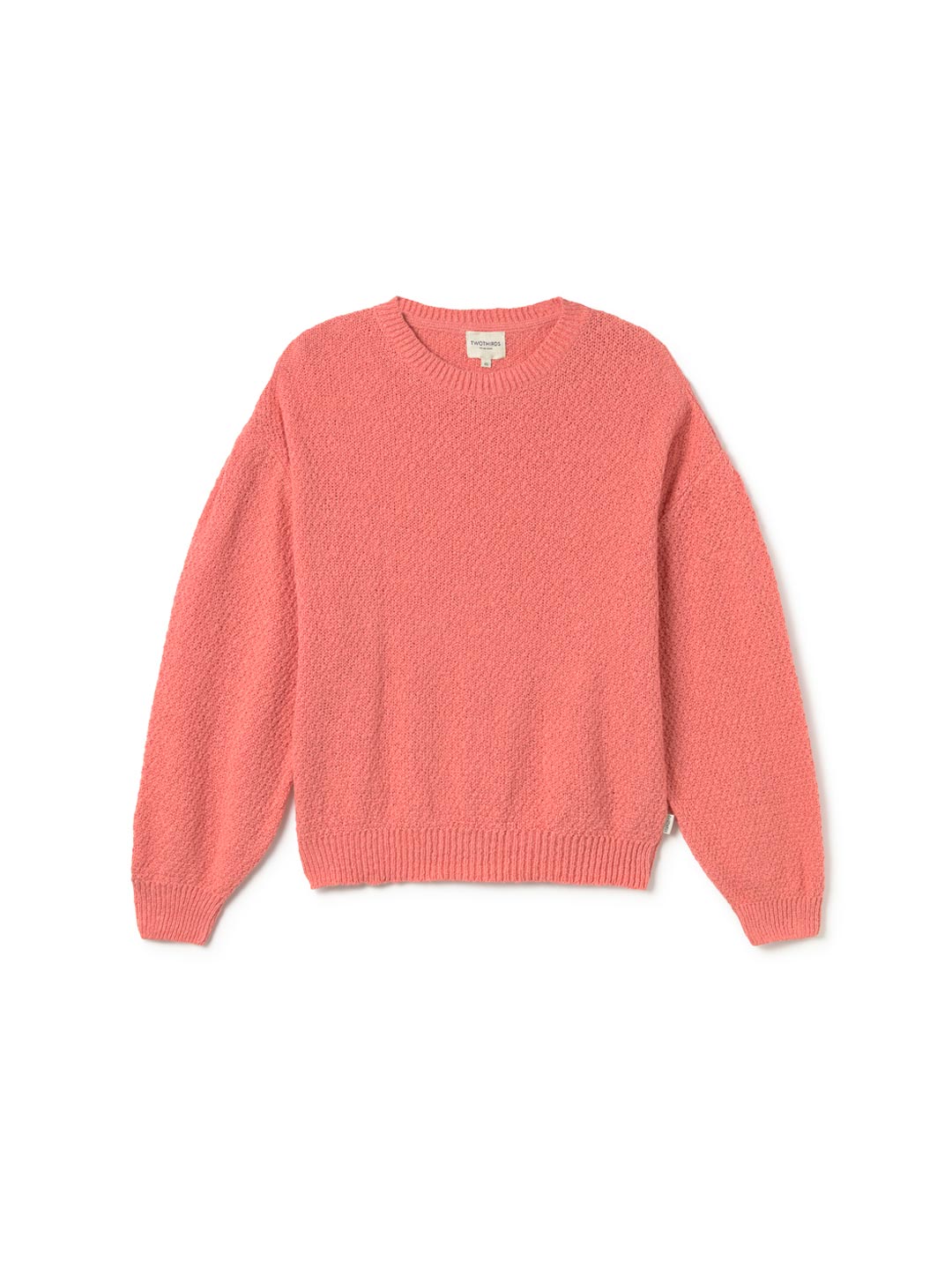 pink light weight knit women front