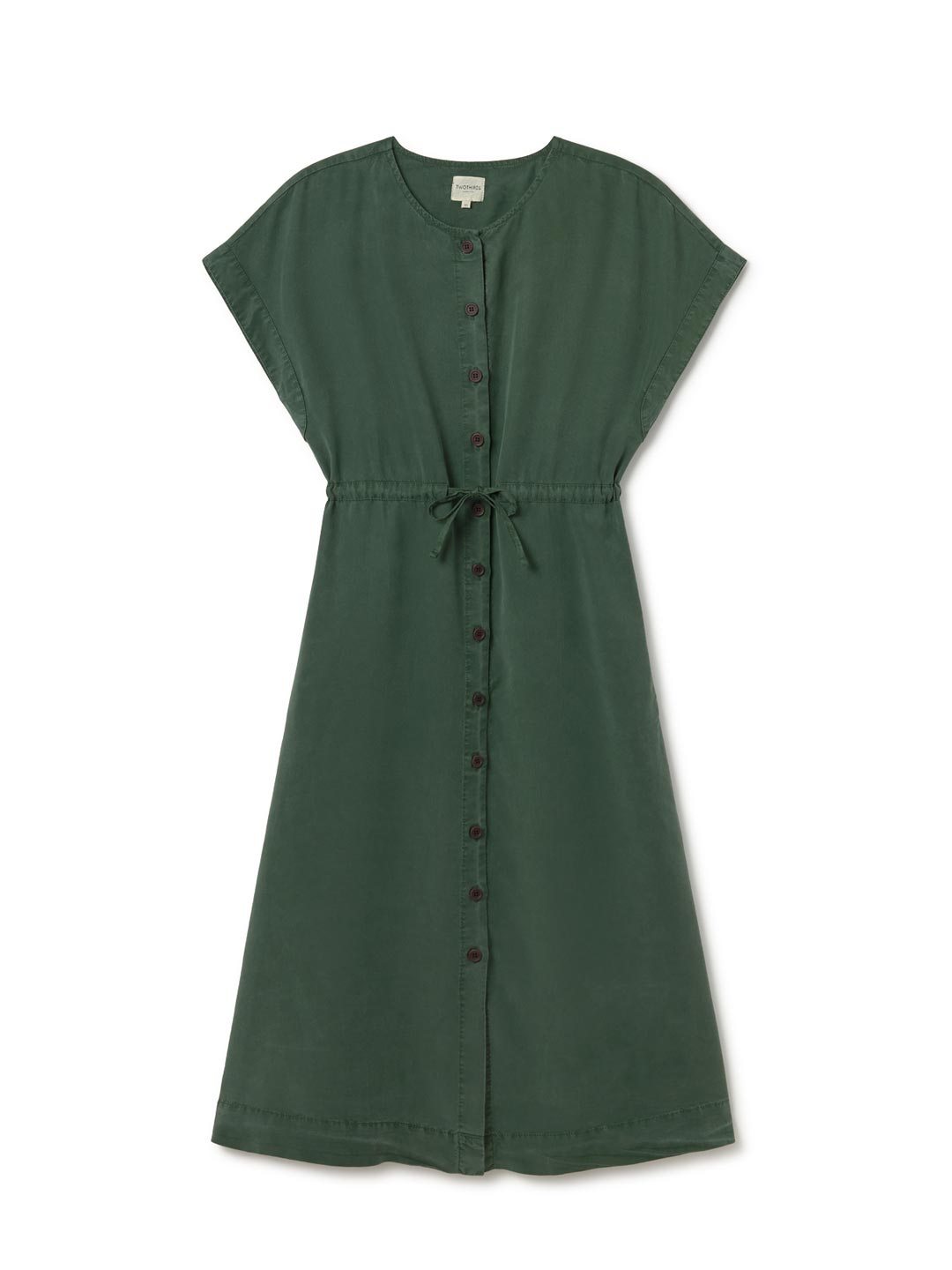 Dark green Lightweight dress women front