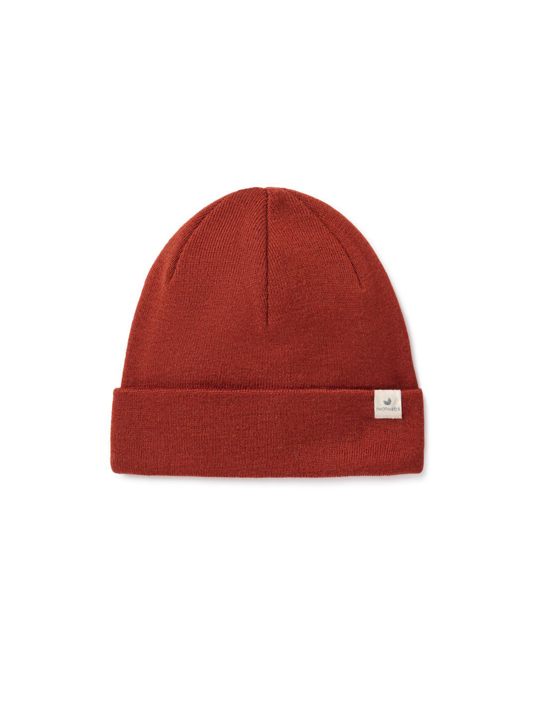 Orange Merino wool beanie