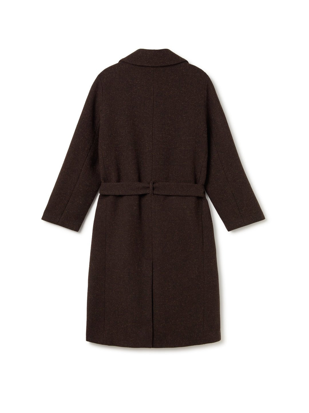 Brown women’s wool long coat