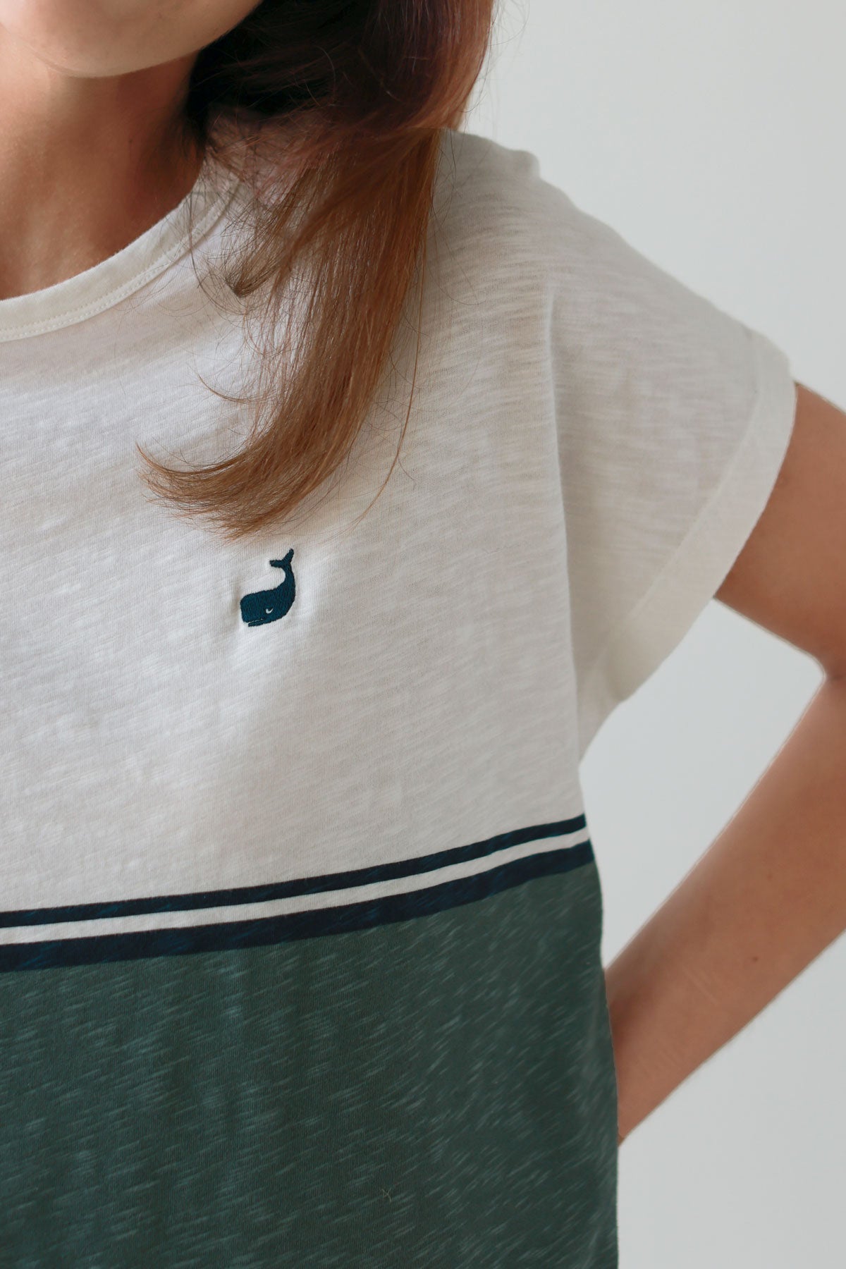 Organic cotton tee quenac iconic style twothirds