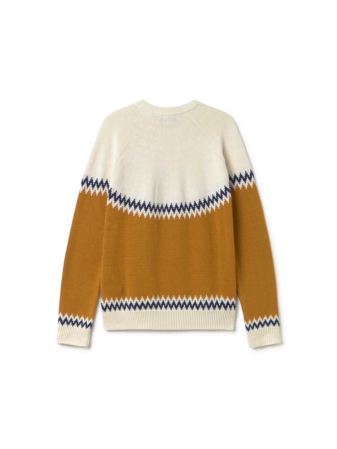 Terracotta organic cotton knit women back