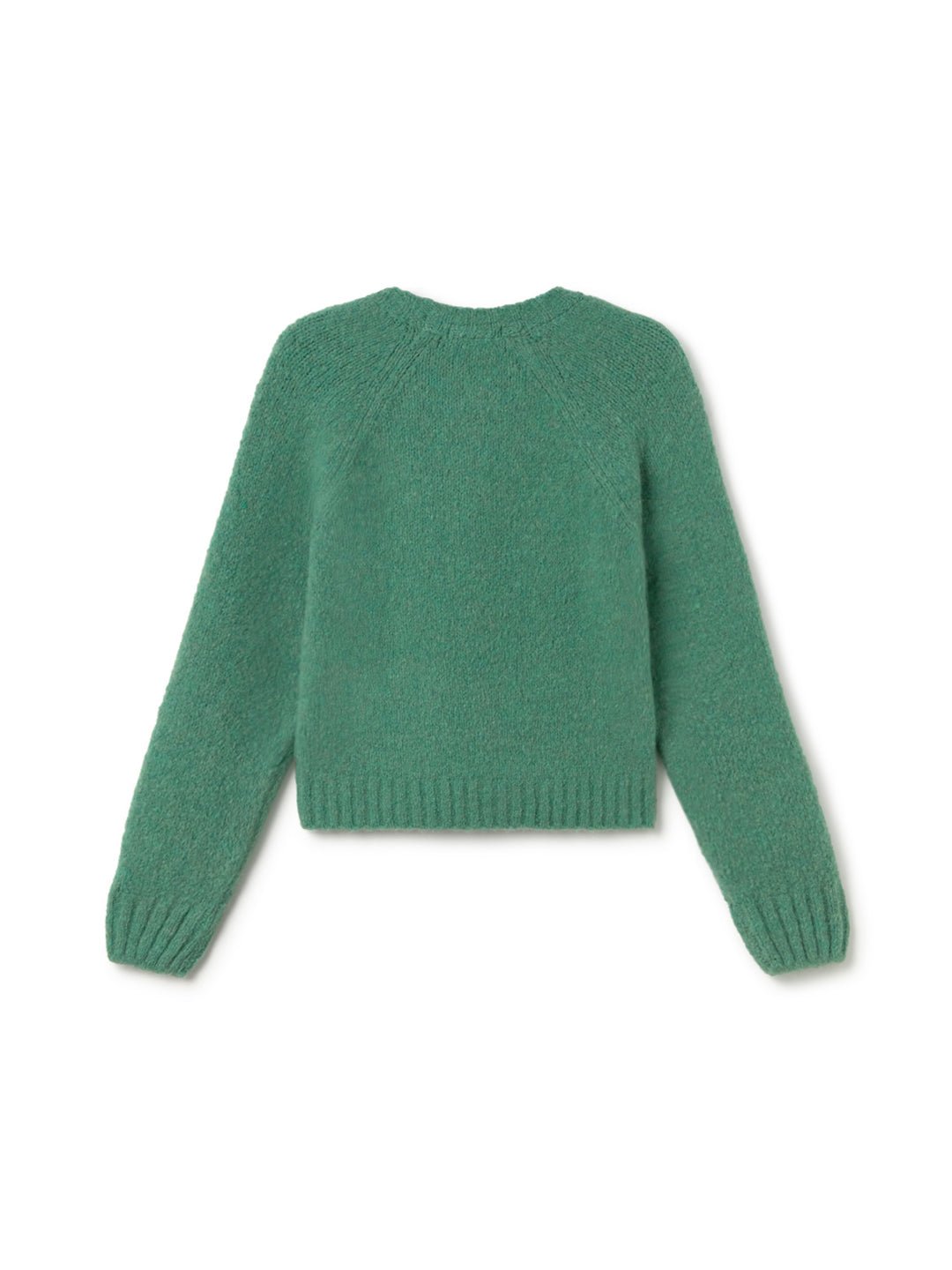 Recycled wool soft green knit