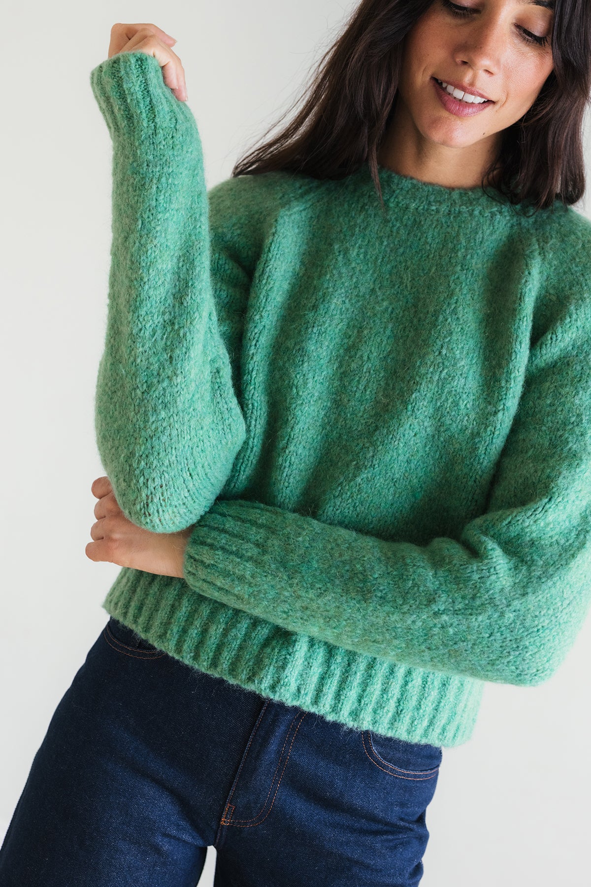 meta-preview, Boxy fit sustainable winter sweater