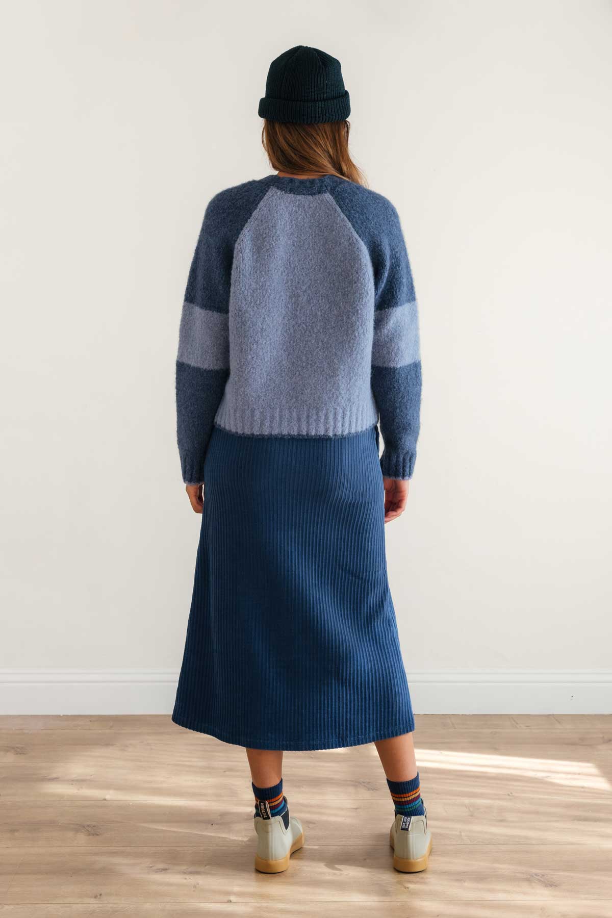 Women’s sustainable corduroy skirt