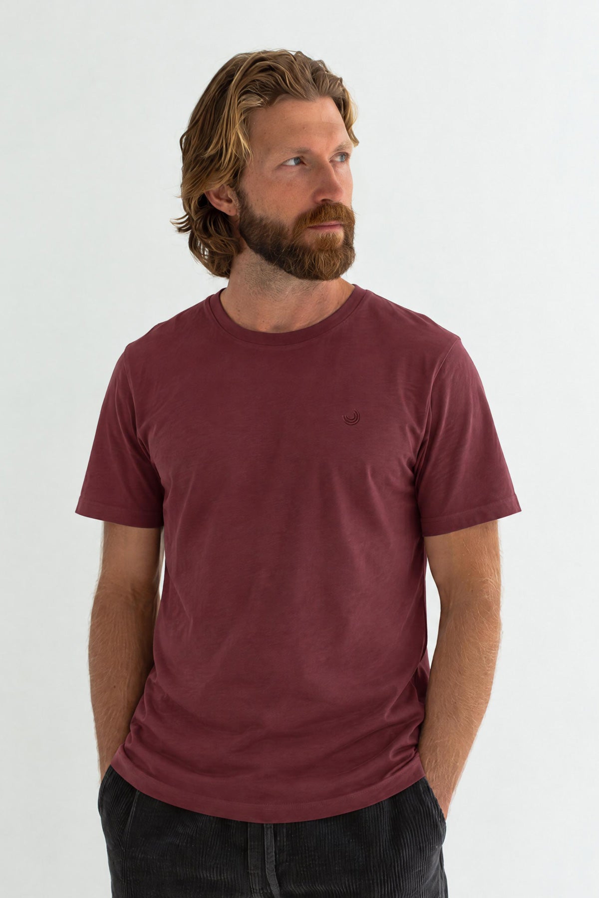 The Organic Cotton Tee - Mahogany
