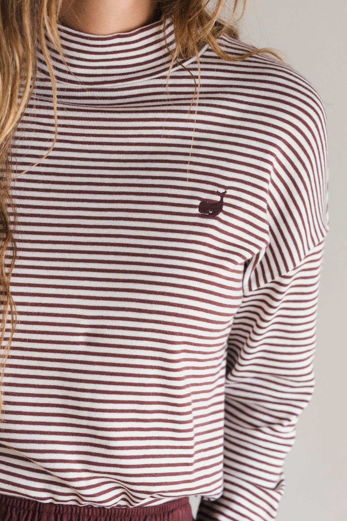 Soft sustainable women’s turtleneck 