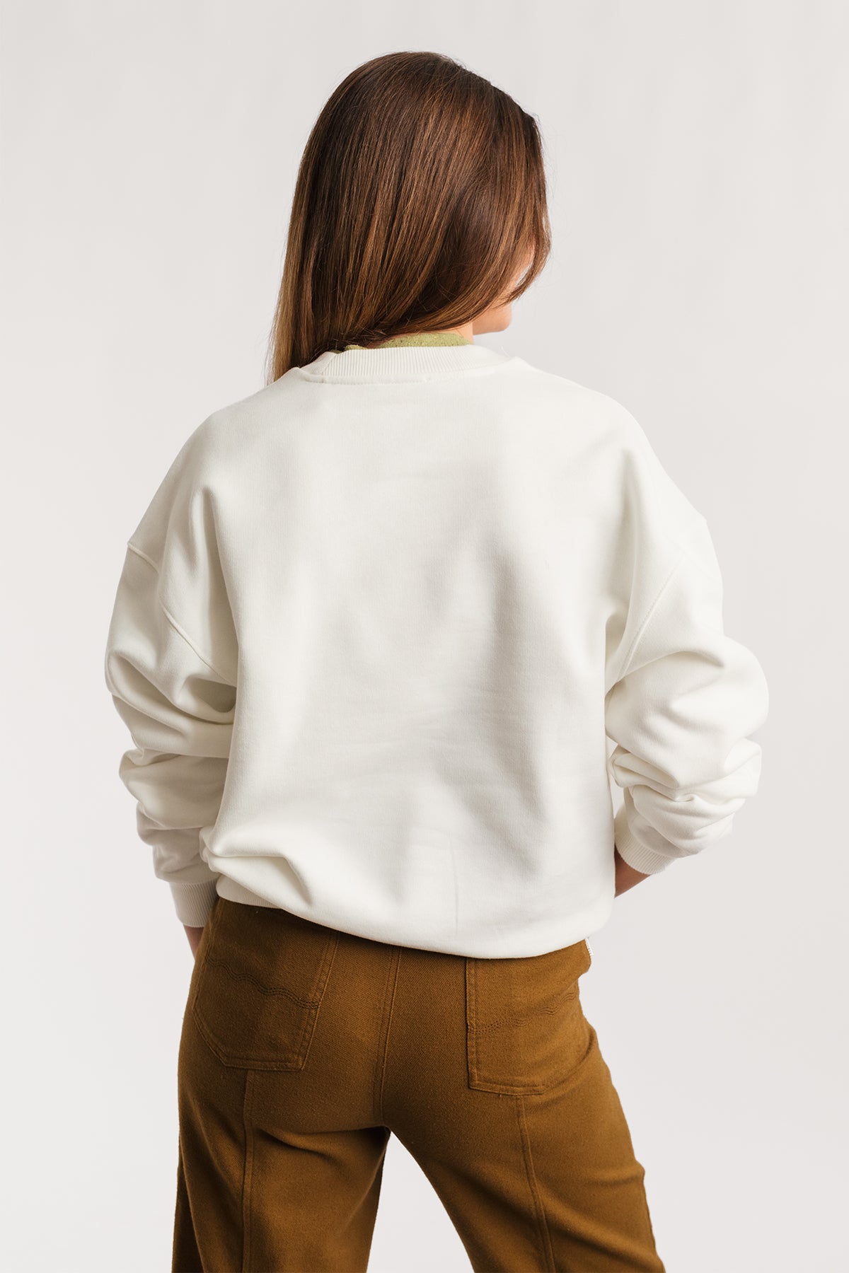 eco-friendly ecru sweatshirt