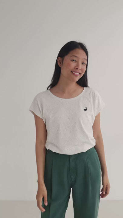 Multicolour neps top women green pants full body view 