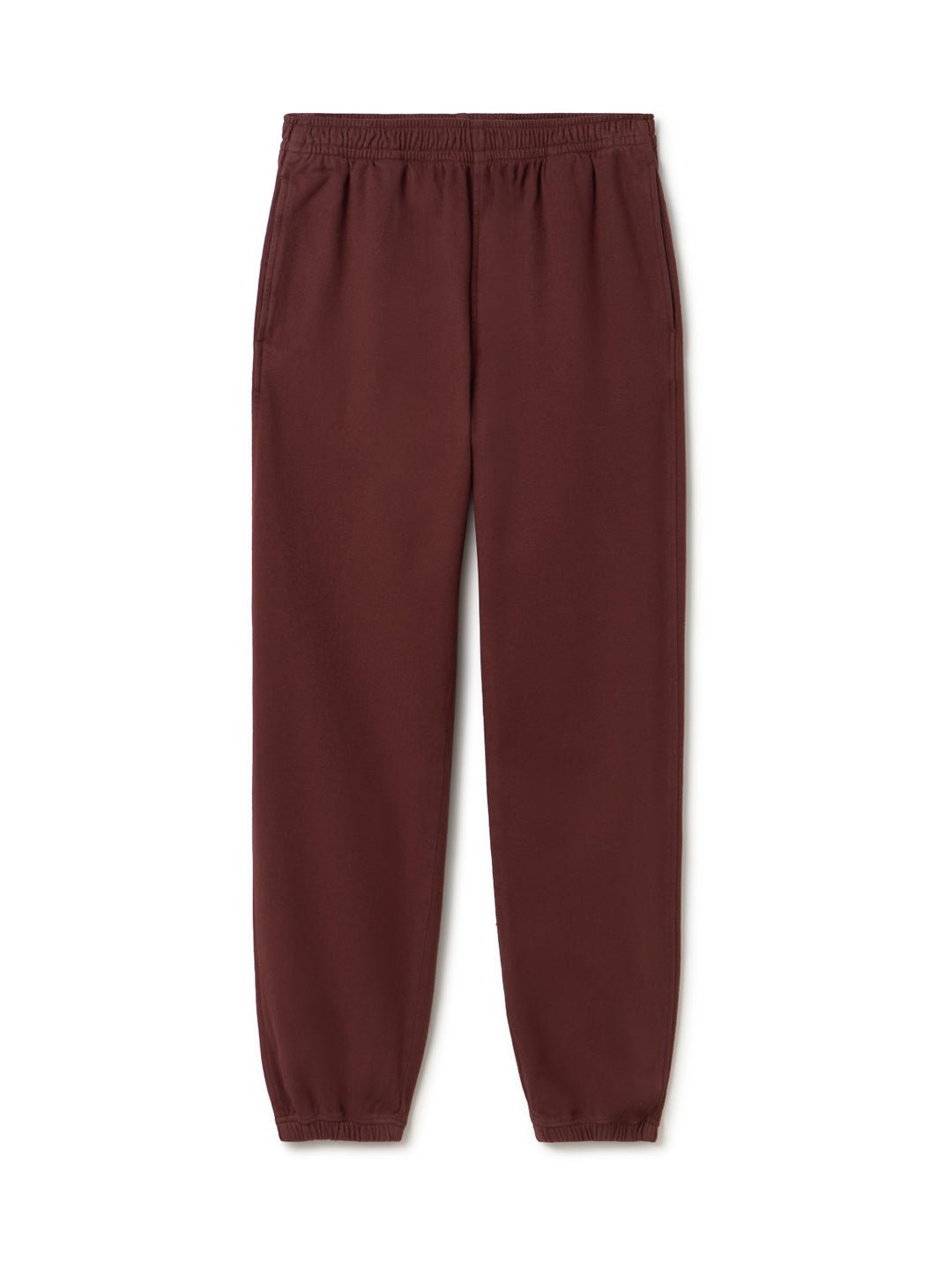 Sustainable russet cotton joggers