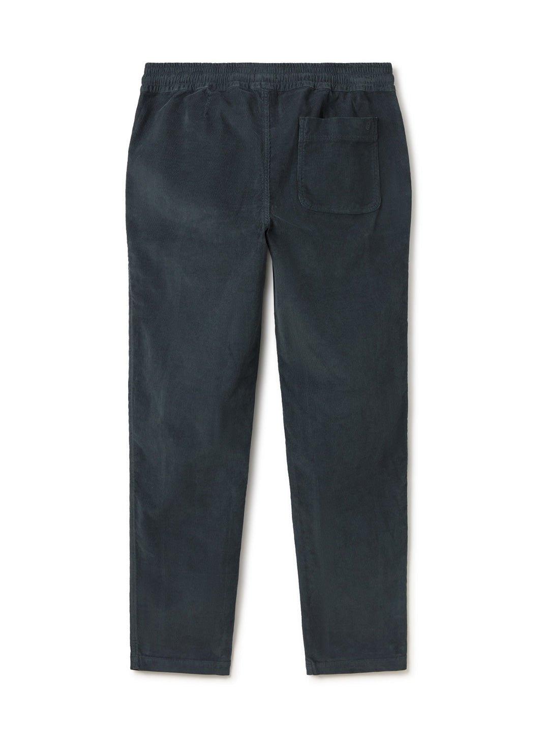Dark sand corduroy pants men back